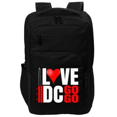 Washington DC Nations Capitol I Love Go Go Music Impact Tech Backpack