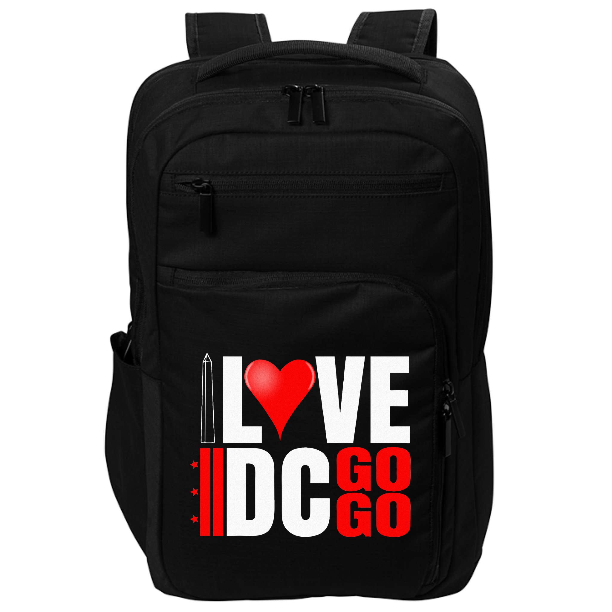 Washington DC Nations Capitol I Love Go Go Music Impact Tech Backpack