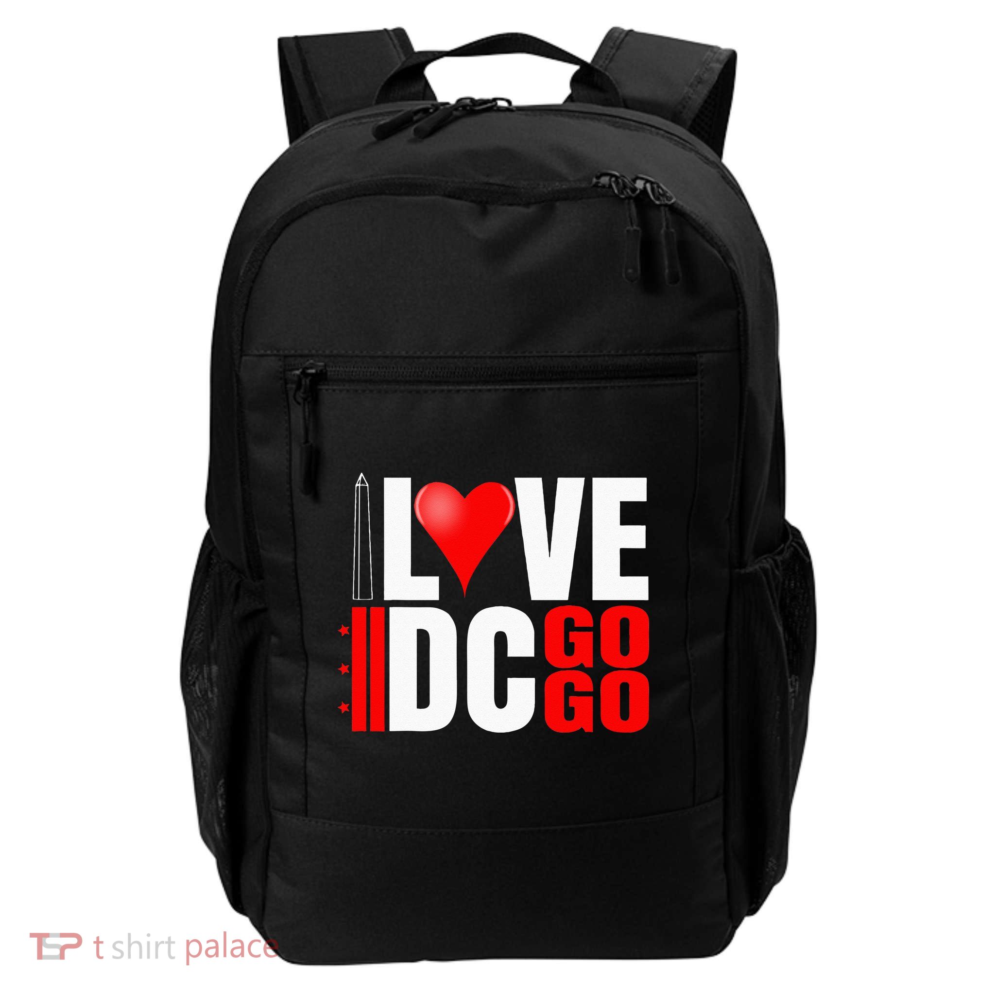 Washington DC Nations Capitol I Love Go Go Music Backpack