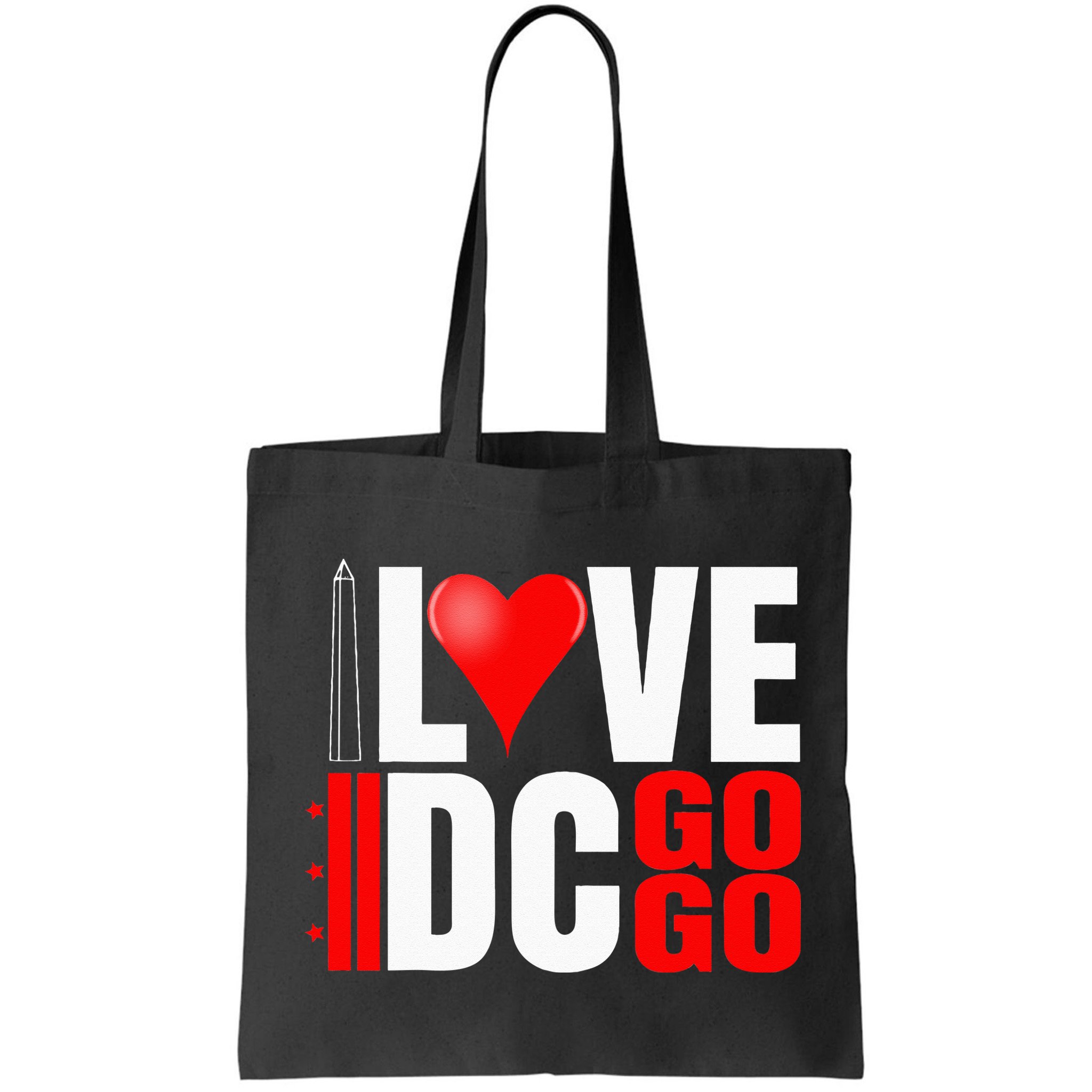 Washington DC Nations Capitol I Love Go Go Music Bag