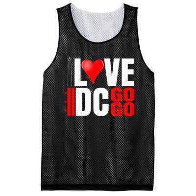 Washington DC Nations Capitol I Love Go Go Music Mesh Reversible Basketball Jersey Tank