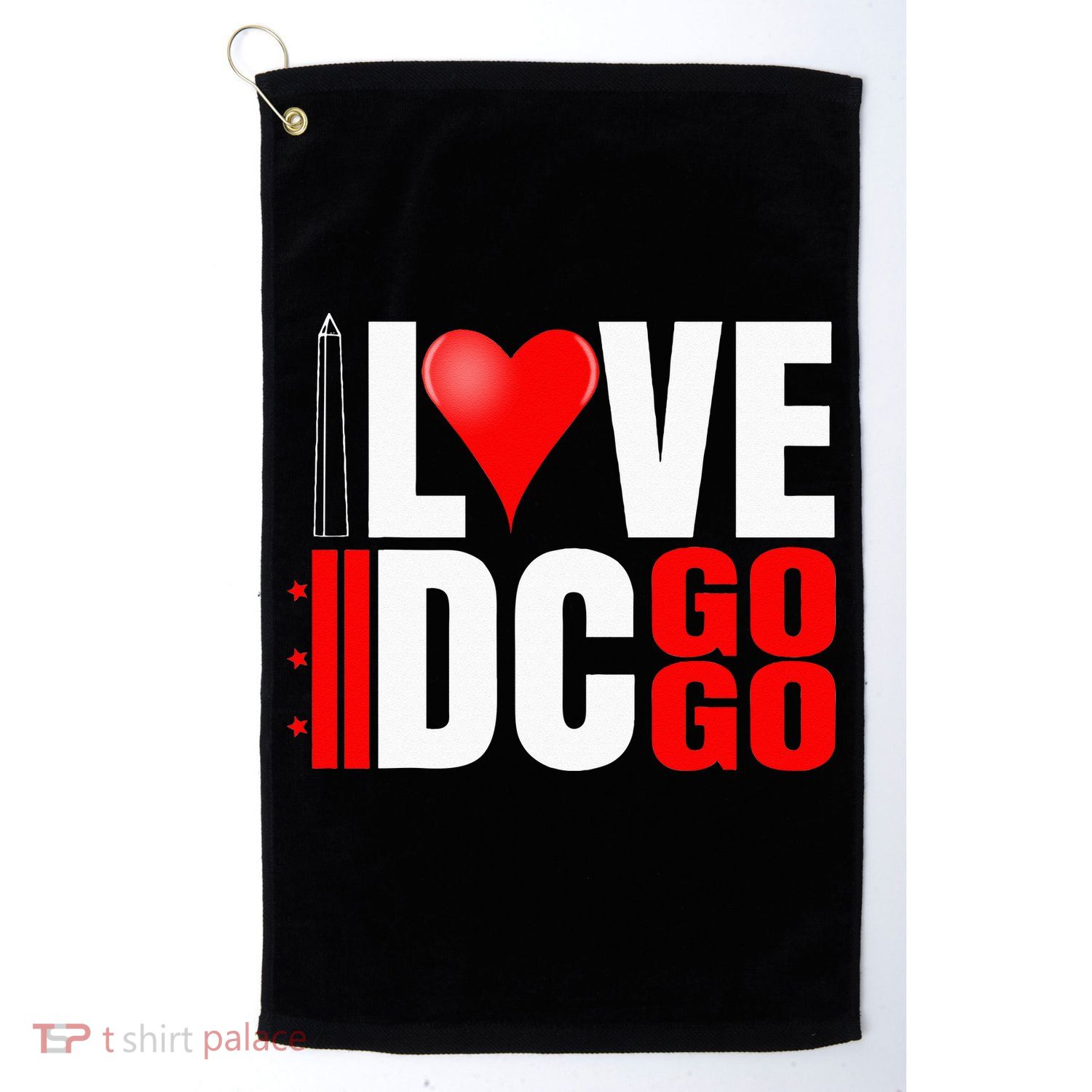 Washington DC Nations Capitol I Love Go Go Music Golf Towel