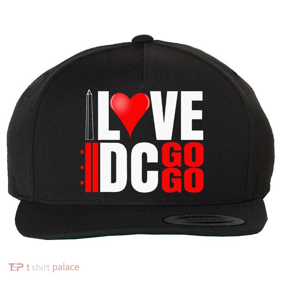 Washington DC Nations Capitol I Love Go Go Music Wool Snapback Cap
