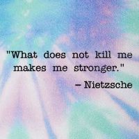 What Does Not Kill Me Makes Me Stronger Nietzsche Legacy Tie Dye Trucker Hat