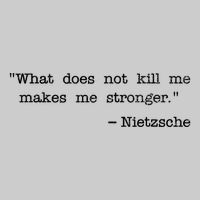 What Does Not Kill Me Makes Me Stronger Nietzsche Tie-Dye T-Shirt