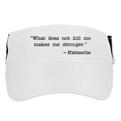 What Does Not Kill Me Makes Me Stronger Nietzsche Adult Drive Performance Visor