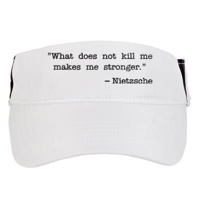 What Does Not Kill Me Makes Me Stronger Nietzsche Adult Drive Performance Visor