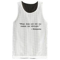 What Does Not Kill Me Makes Me Stronger Nietzsche Mesh Reversible Basketball Jersey Tank