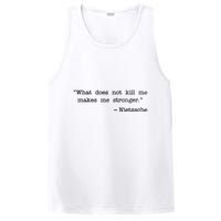 What Does Not Kill Me Makes Me Stronger Nietzsche PosiCharge Competitor Tank