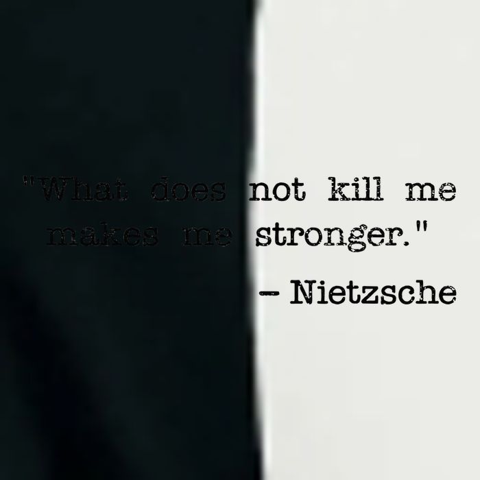 What Does Not Kill Me Makes Me Stronger Nietzsche Infant Baby Jersey Bodysuit