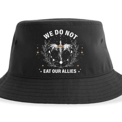 We Do Not Eat Our Allies Dragon Rider 4th Wing Book Bookish Sustainable Bucket Hat