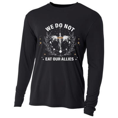 We Do Not Eat Our Allies Dragon Rider 4th Wing Book Bookish Cooling Performance Long Sleeve Crew