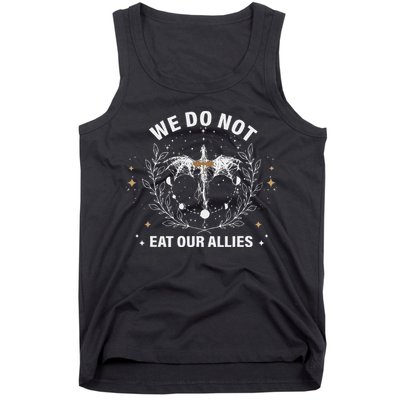 We Do Not Eat Our Allies Dragon Rider 4th Wing Book Bookish Tank Top