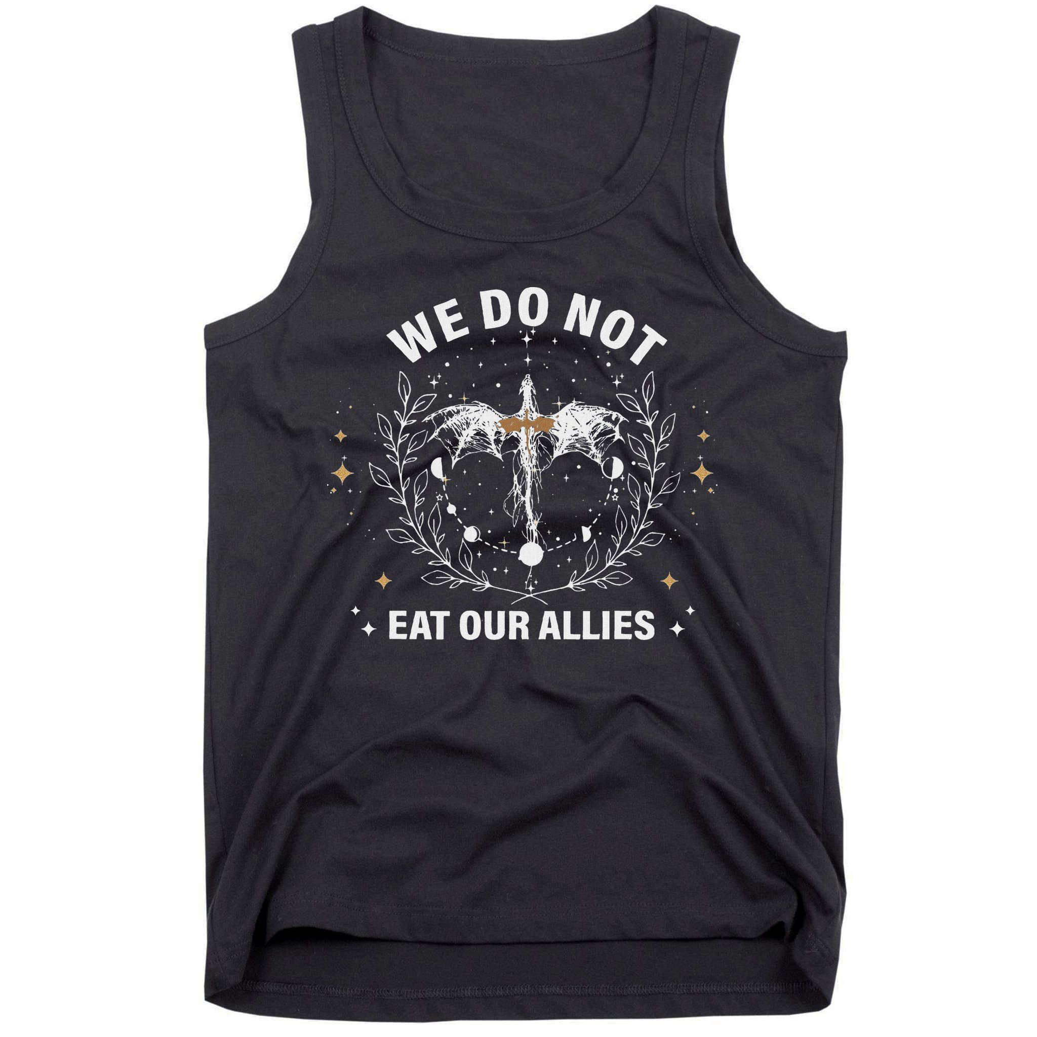 We Do Not Eat Our Allies Dragon Rider 4th Wing Book Bookish Tank Top