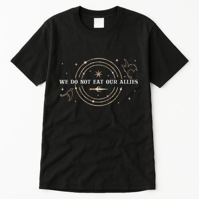 We Do Not Eat Our Allies Dragon Rider Wing Book Bookish Tall T-Shirt