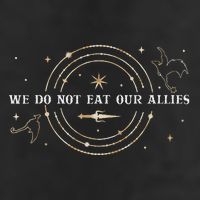 We Do Not Eat Our Allies Dragon Rider Wing Book Bookish Beanie