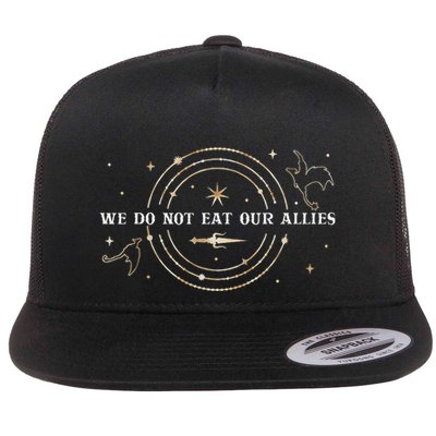 We Do Not Eat Our Allies Dragon Rider Wing Book Bookish Flatbill Hat