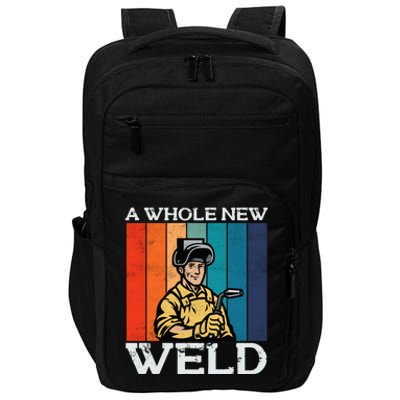 Welder Dad National Welding Month Weld Equipt Welding Gift Impact Tech Backpack