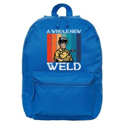 Welder Dad National Welding Month Weld Equipt Welding Gift 16 in Basic Backpack