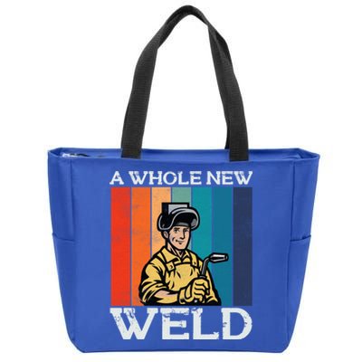 Welder Dad National Welding Month Weld Equipt Welding Gift Zip Tote Bag