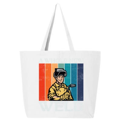 Welder Dad National Welding Month Weld Equipt Welding Gift 25L Jumbo Tote