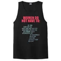 Women Do Not Have To Feminist PosiCharge Competitor Tank