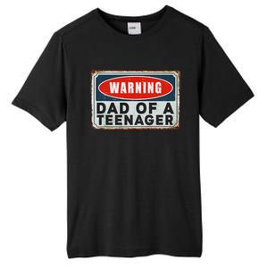 Warning Dad Of A Teenager Funny 13 Years Old Teenage Humor Tall Fusion ChromaSoft Performance T-Shirt