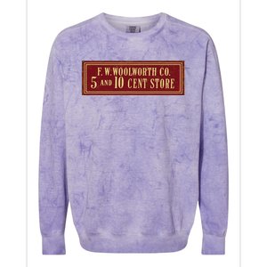 Woolworth Defunct Old Store Colorblast Crewneck Sweatshirt