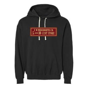 Woolworth Defunct Old Store Garment-Dyed Fleece Hoodie