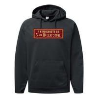 Woolworth Defunct Old Store Performance Fleece Hoodie