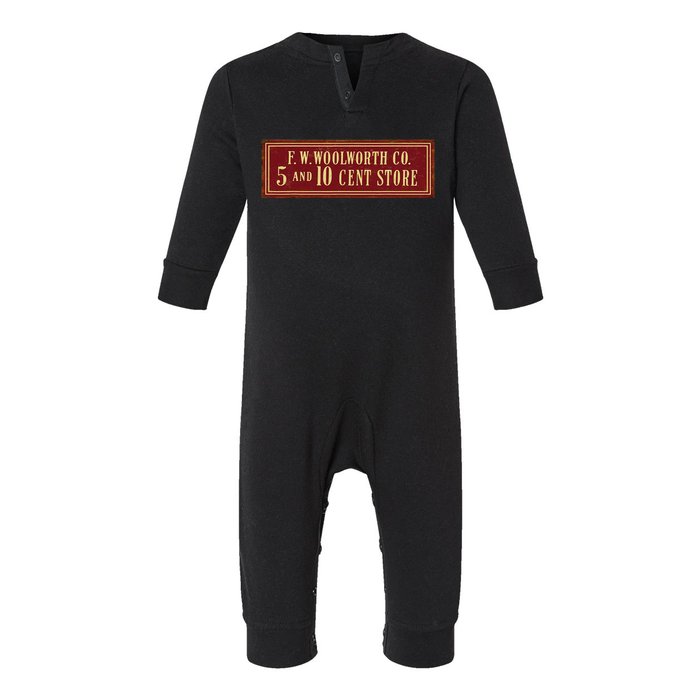 Woolworth Defunct Old Store Infant Fleece One Piece