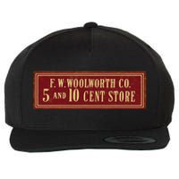 Woolworth Defunct Old Store Wool Snapback Cap