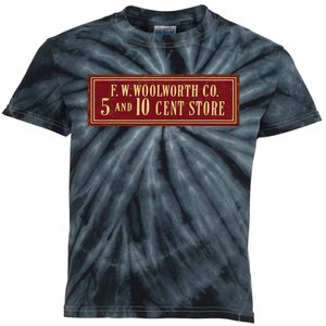 Woolworth Defunct Old Store Kids Tie-Dye T-Shirt