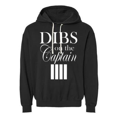 Women Dibs On The Captain Garment-Dyed Fleece Hoodie