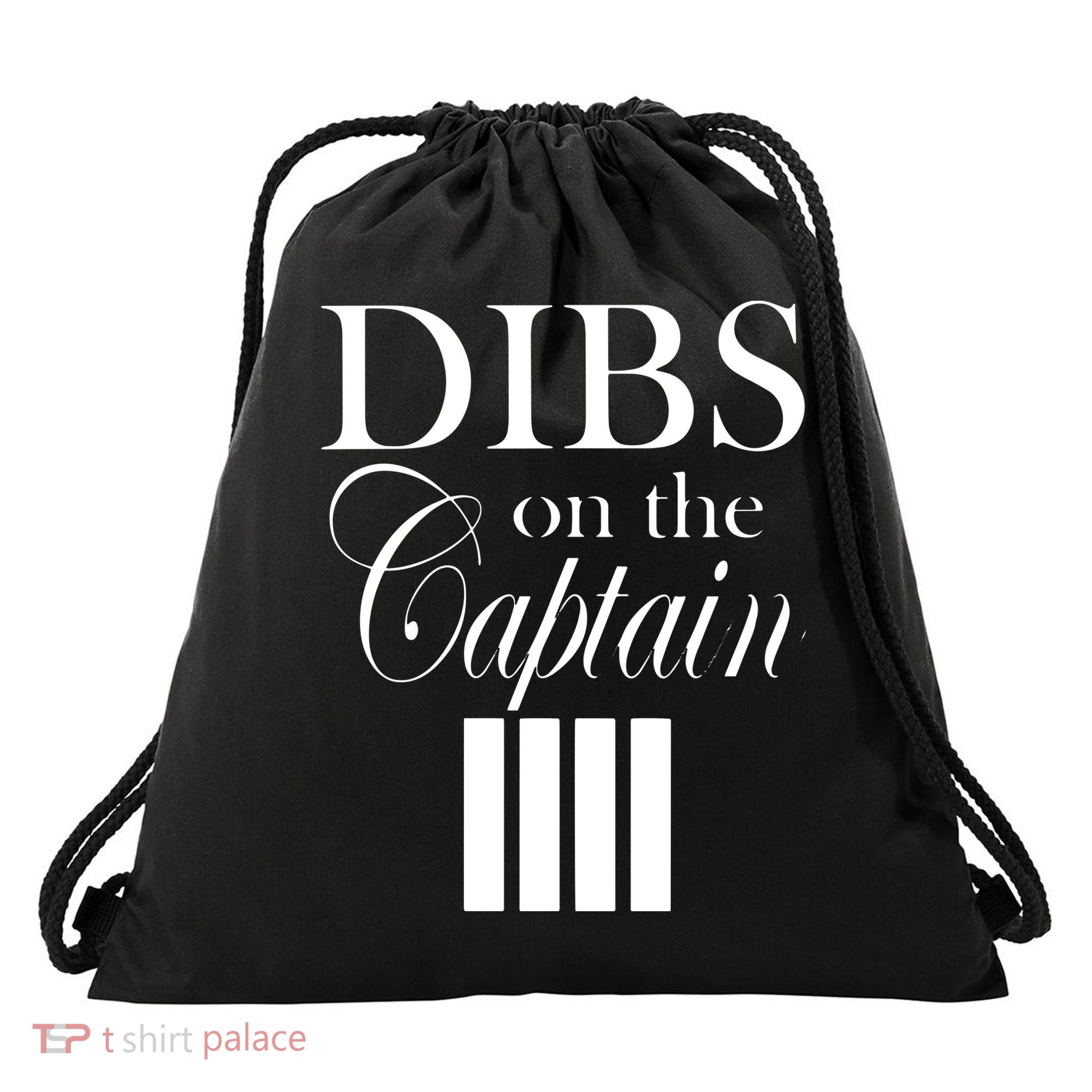 Women Dibs On The Captain Drawstring Bag