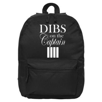 Women Dibs On The Captain 16 in Basic Backpack