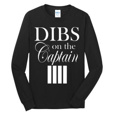 Women Dibs On The Captain Tall Long Sleeve T-Shirt