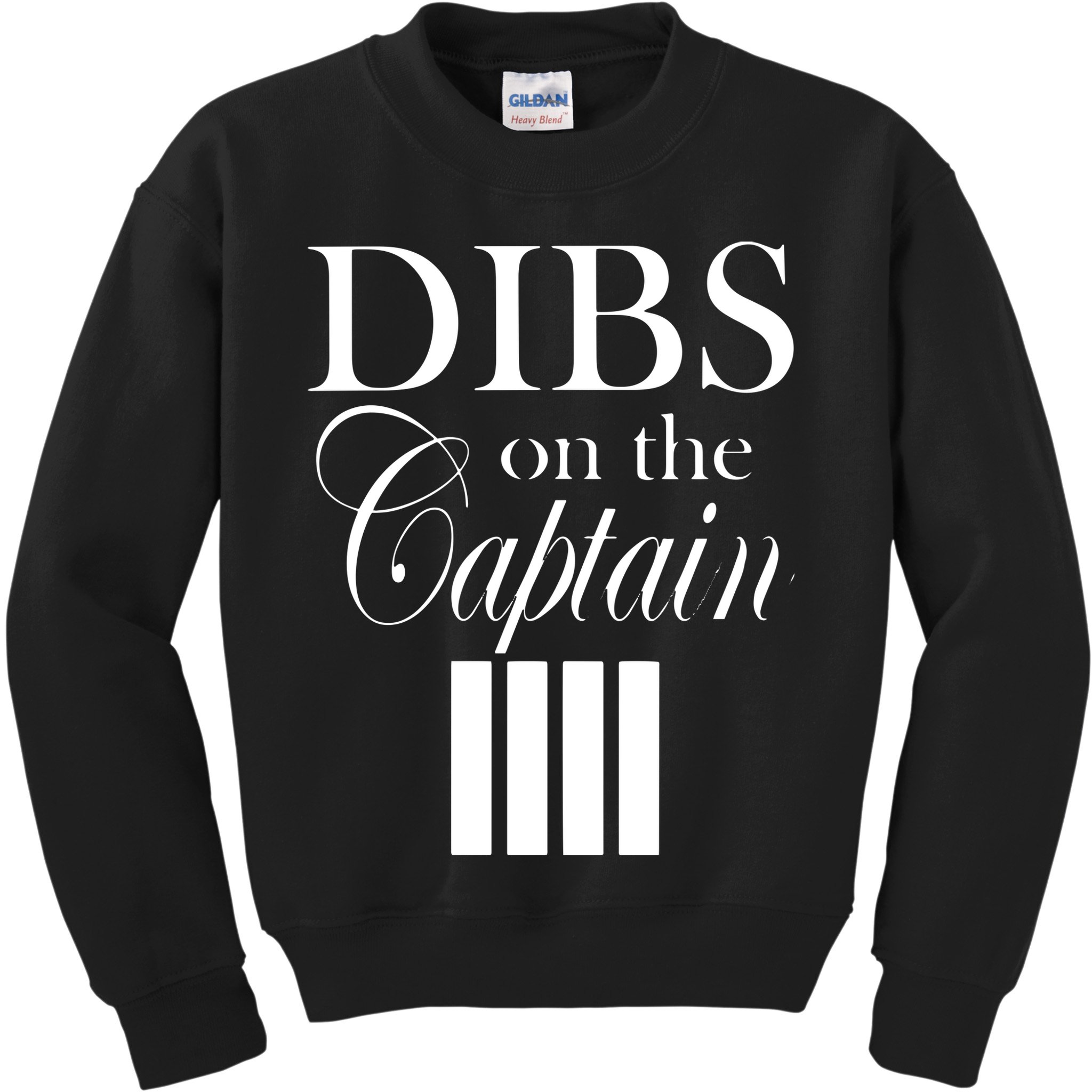 Women Dibs On The Captain Kids Sweatshirt