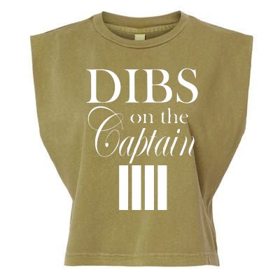 Women Dibs On The Captain Garment-Dyed Women's Muscle Tee