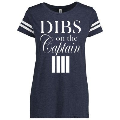 Women Dibs On The Captain Enza Ladies Jersey Football T-Shirt