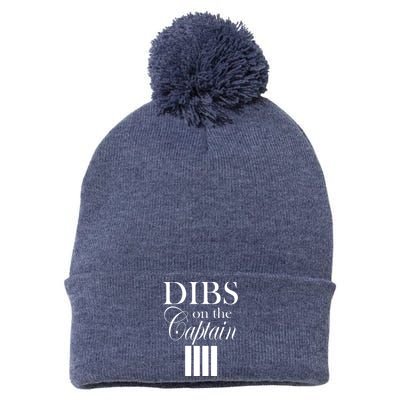 Women Dibs On The Captain Pom Pom 12in Knit Beanie