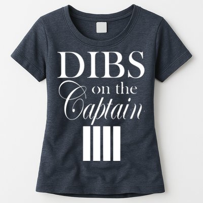 Women Dibs On The Captain Womens T-Shirt