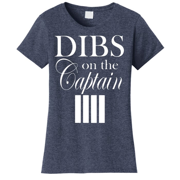 Women Dibs On The Captain Women's T-Shirt