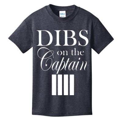 Women Dibs On The Captain Kids T-Shirt