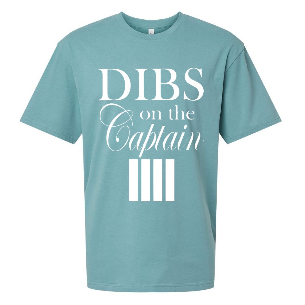 Women Dibs On The Captain Sueded Cloud Jersey T-Shirt