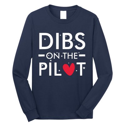 Womens Dibs On The Pilot Long Sleeve Shirt