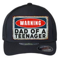 Warning Dad Of A Nager Funny 13 Years Old Nage Humor Flexfit Unipanel Trucker Cap