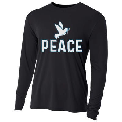 World Day Of Peace Graphic Cooling Performance Long Sleeve Crew