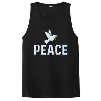 World Day Of Peace Graphic PosiCharge Competitor Tank