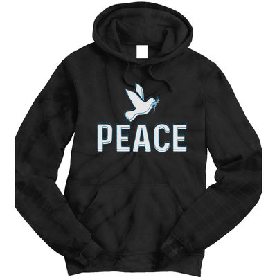 World Day Of Peace Graphic Tie Dye Hoodie